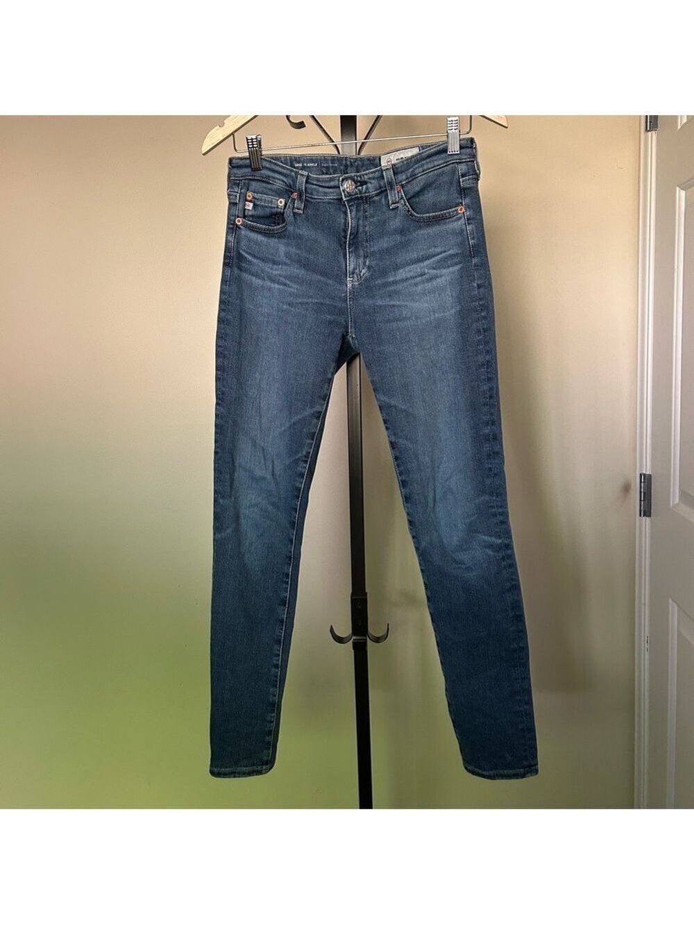 AG-ED Denim Skinny Jeans, Size 27.